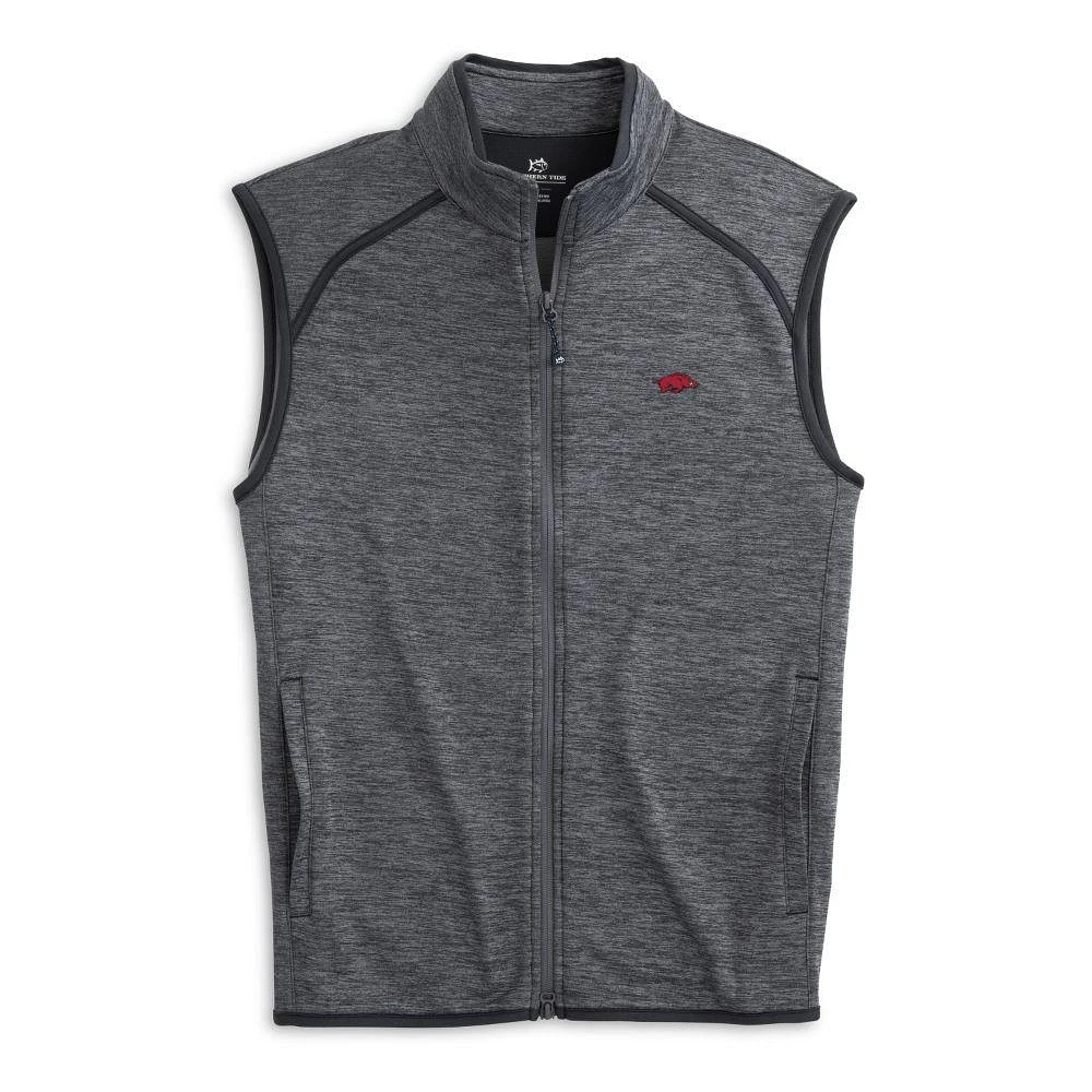 Arkansas Southern Tide Baybrook Heather Vest
