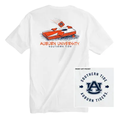 Aub | Auburn Southern Tide Cornhole Tee Alumni Hall