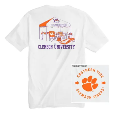 Clemson | Southern Tide Tailgate Time Tee Alumni Hall