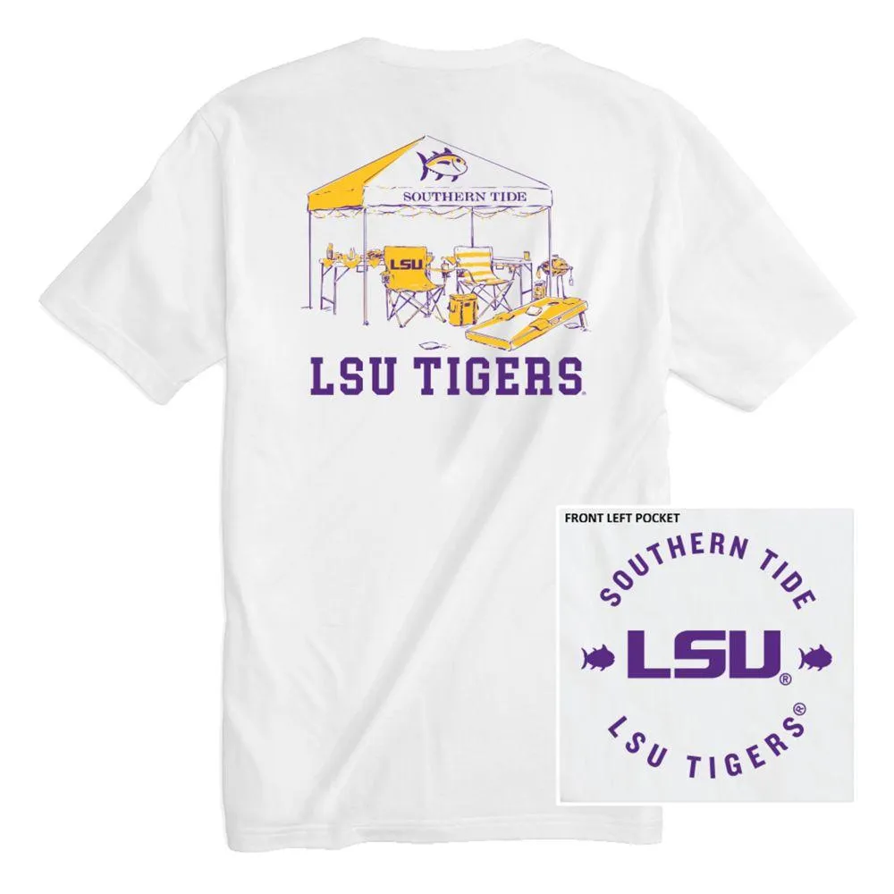 Lsu | Southern Tide Tailgate Time Tee Alumni Hall