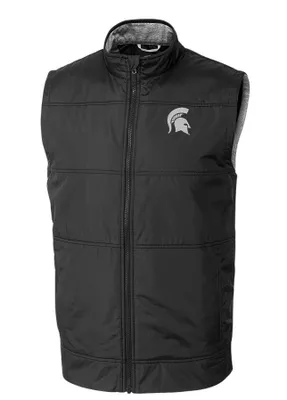 Spartans | Michigan State Cutter & Amp ; Buck Men's Stealth Quilted Vest Alumni Hall