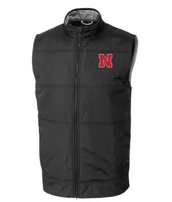 Huskers | Nebraska Cutter & Amp ; Buck Men's Stealth Quilted Vest Alumni Hall