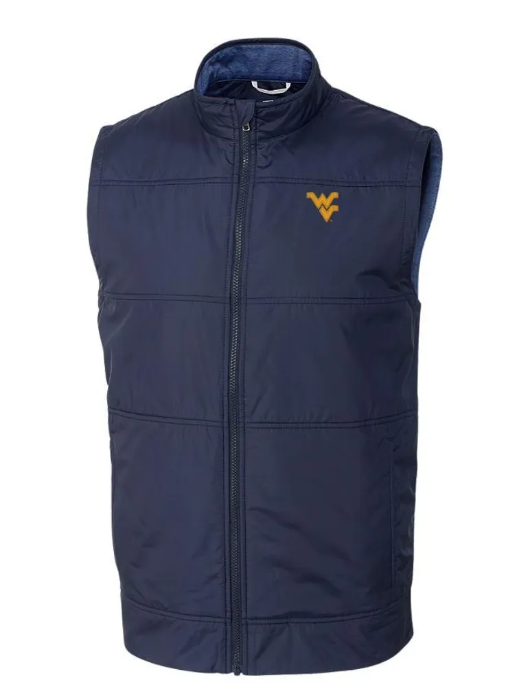 Wvu | West Virginia Cutter & Amp ; Buck Men's Stealth Quilted Vest Alumni Hall