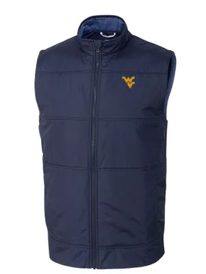 Wvu | West Virginia Cutter & Amp ; Buck Men's Stealth Quilted Vest Alumni Hall