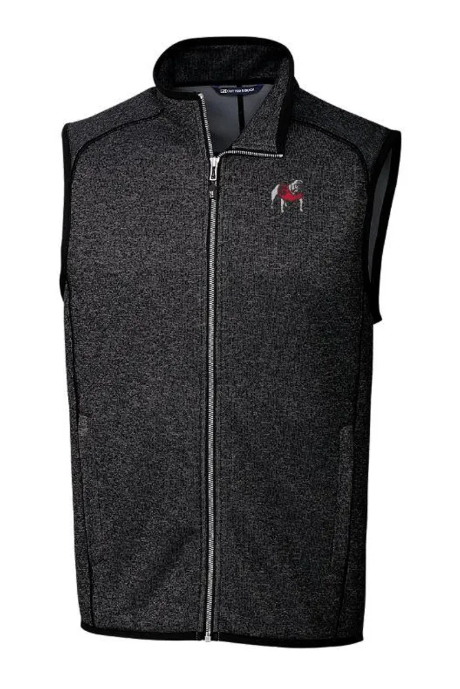 Dawgs | Georgia Cutter & Amp ; Buck Men's Mainsail Sweater Knit Vest Alumni Hall