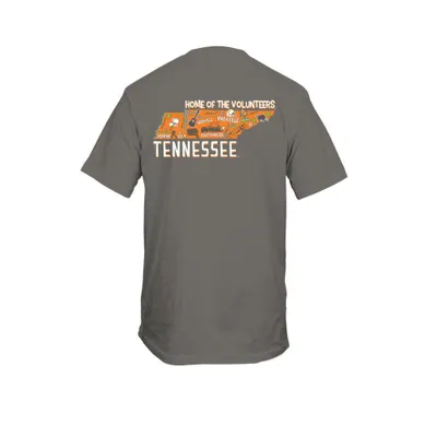 Vols | Tennessee Cartoon State Comfort Colors Tee Alumni Hall