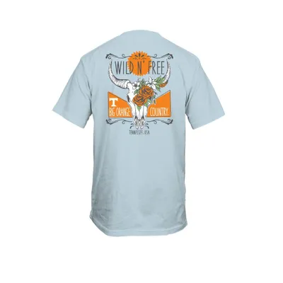 Vols | Tennessee Wild N ' Free Comfort Colors Tee Alumni Hall