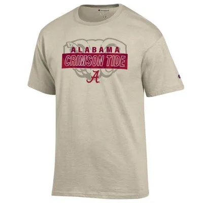 Bama | Alabama Champion Wordmark Over Tonal Logo Tee Alumni Hall
