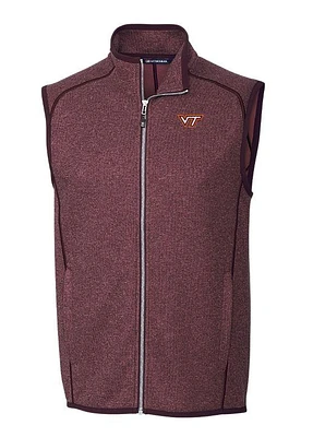 Virginia Tech Cutter & Buck Men's Mainsail Sweater Knit Vest