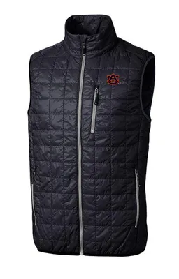 Aub | Auburn Cutter & Amp ; Buck Rainier Eco Insulated Puffer Vest Alumni Hall