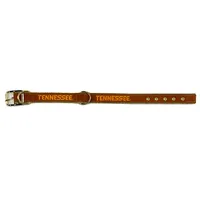 Tennessee Embroidered Leather Dog Collar