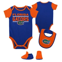 Florida Infant Home Field Creeper, Bib, Bootie Set