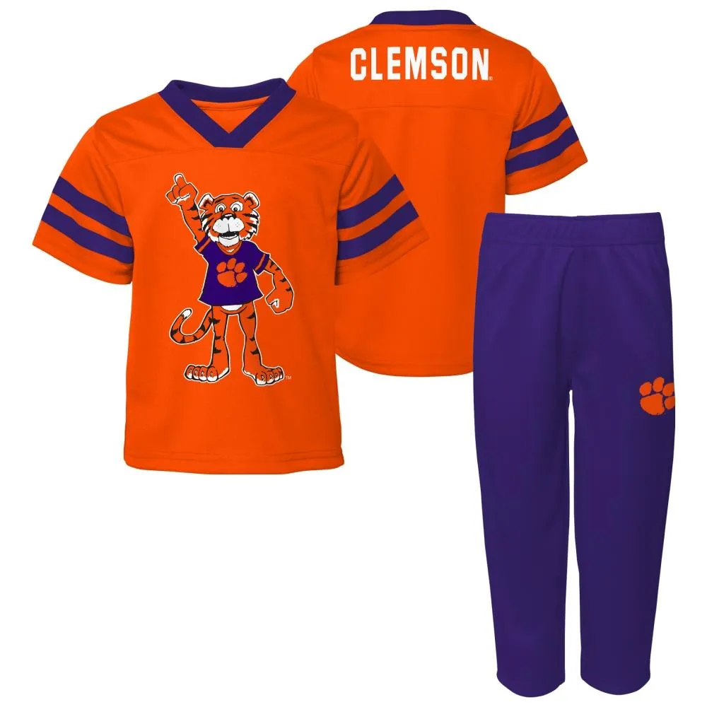 Clemson | Infant Red Zone Jersey Pant Set Alumni Hall