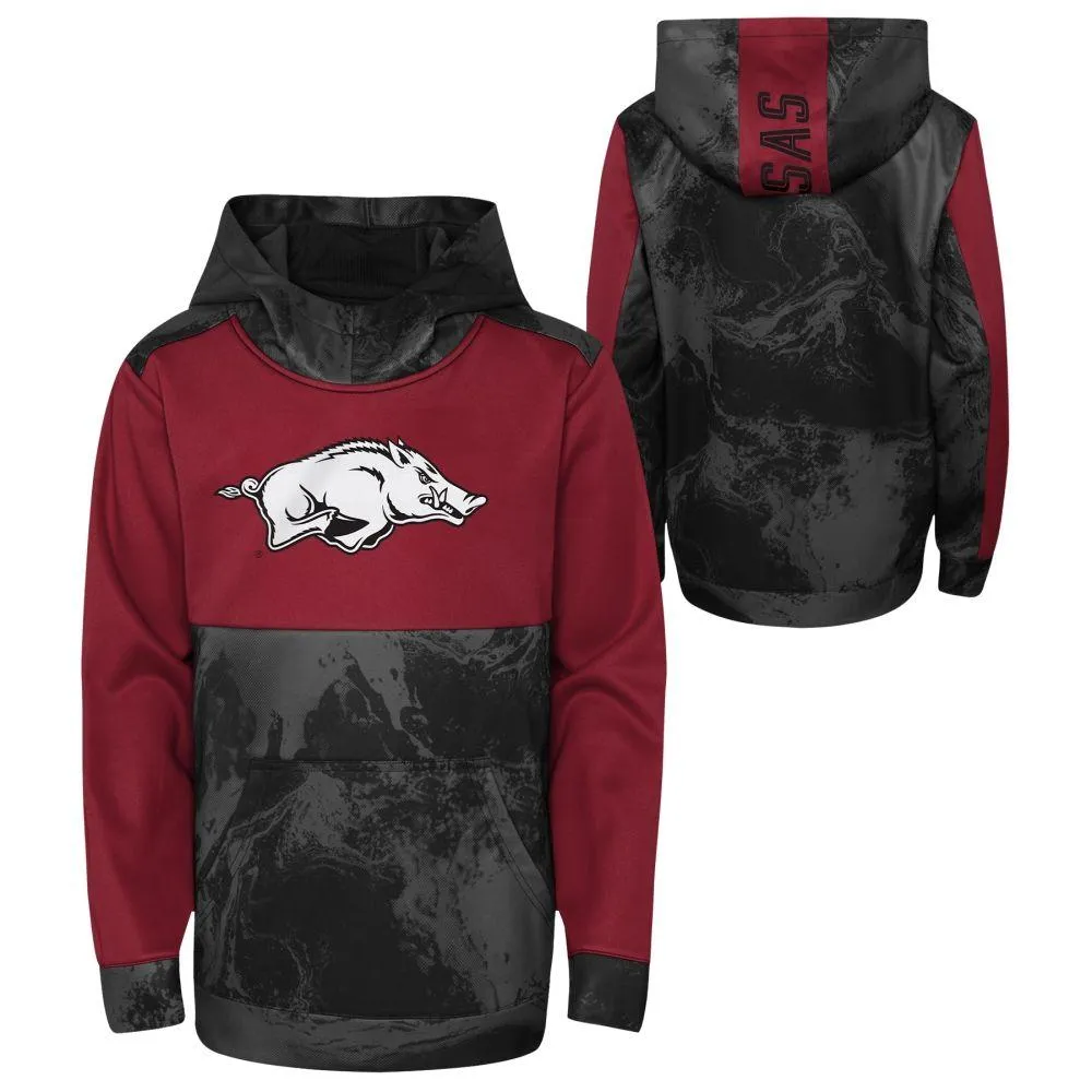 Razorbacks | Arkansas Youth All Out Blitz Performance Fleece Hoodie Alumni Hall