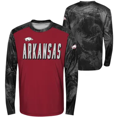 Razorbacks | Arkansas Youth Cover2 Long Sleeve Tee Alumni Hall