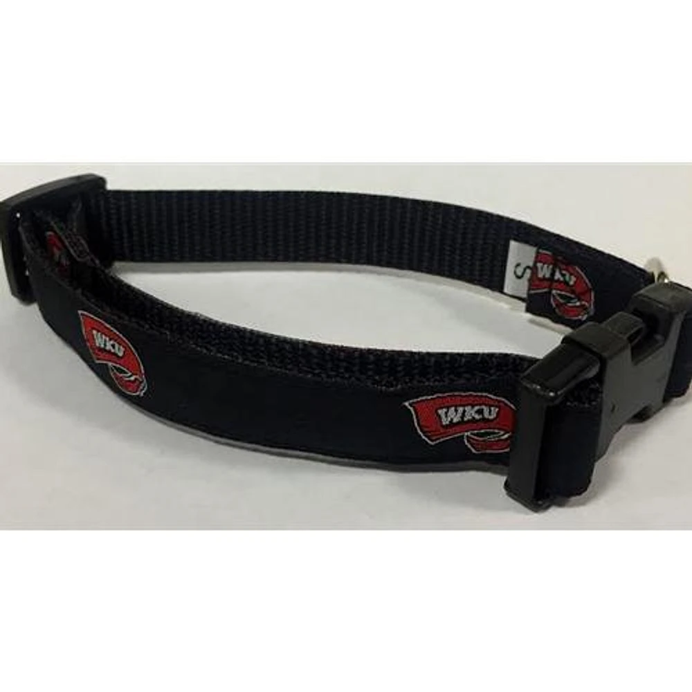 Western Kentucky Towel Logo Dog Collar