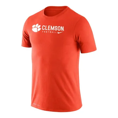 Clemson | Nike Dri- Fit Legend Logo Wordmark Football Tee Alumni Hall