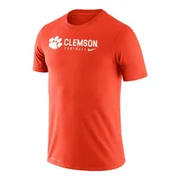 Clemson | Nike Dri- Fit Legend Logo Wordmark Football Tee Alumni Hall