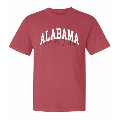 Alabama Classic Arch Over Script Comfort Colors Tee