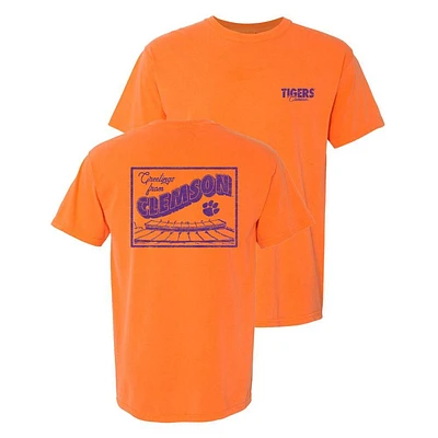 Clemson Greetings From Postcard Comfort Colors Tee