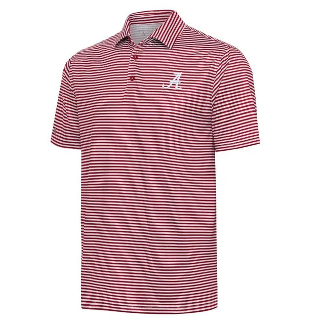 Atlanta Braves Nike Golf Stripe Victory Performance Red Polo