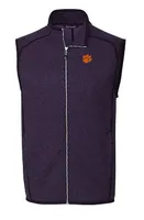 Clemson | Cutter & Amp ; Buck Men's Mainsail Sweater Knit Vest Alumni Hall