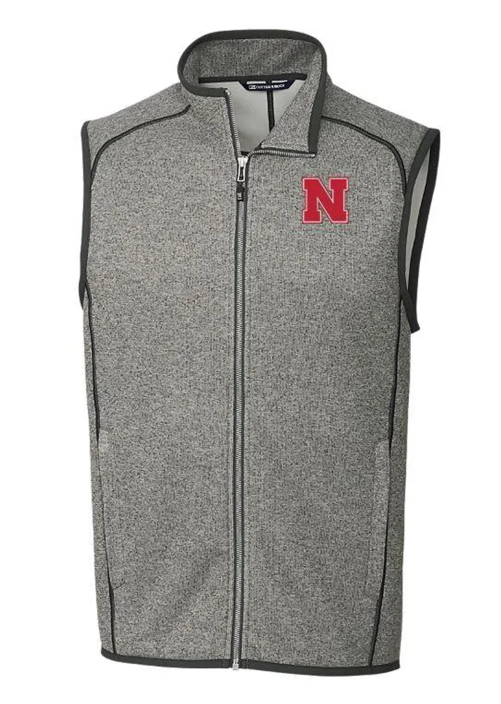 Huskers | Nebraska Cutter & Amp ; Buck Men's Mainsail Sweater Knit Vest Alumni Hall