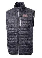 Bulldogs | Mississippi State Cutter & Amp ; Buck Rainier Eco Insulated Printed Puffer Vest Alumni Hall