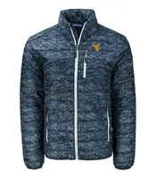 Wvu | West Virginia Cutter & Amp ; Buck Rainier Eco Insulated Printed Puffer Jacket Alumni Hall