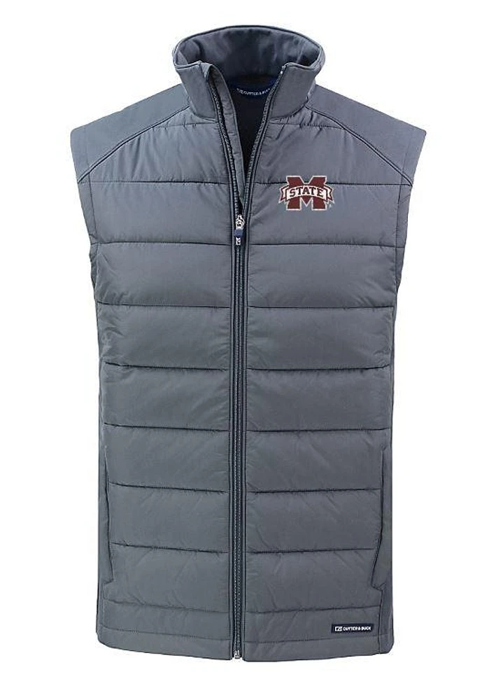 Mississippi State Cutter & Buck Men's Evoke Hybrid Vest