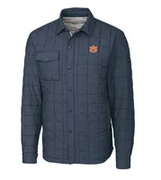 Aub | Auburn Cutter & Amp ; Buck Men's Rainier Quilted Shirt Jacket Alumni Hall