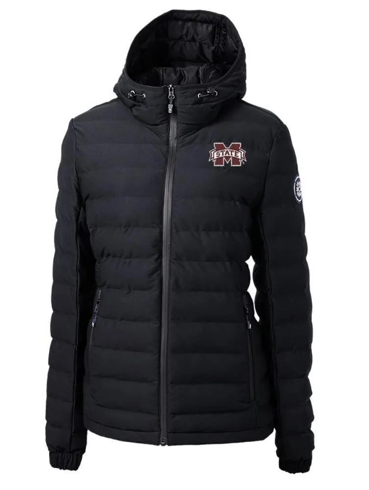 Bulldogs | Mississippi State Cutter & Amp ; Buck Women's Mission Ridge Repreve Puffer Jacket Alumni Hall