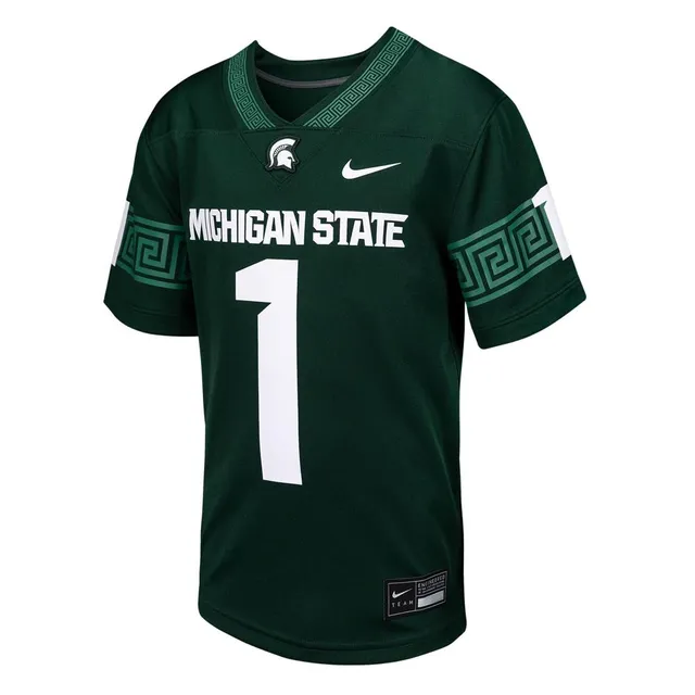 Nike Custom NIL Replica Football Jersey White – Spartan Spirit Shop