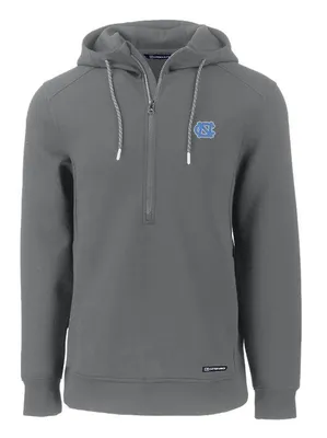 Unc | Cutter & Amp ; Buck Men's Roam Eco Half Zip Pullover Hoodie Alumni Hall