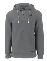 Bama | Alabama Cutter & Amp ; Buck Men's Roam Eco Half Zip Pullover Hoodie Alumni Hall