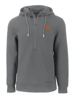 Clemson | Cutter & Amp ; Buck Men's Roam Eco Half Zip Pullover Hoodie Alumni Hall