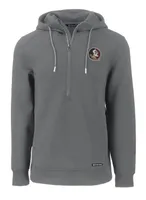 Fsu | Florida State Cutter & Amp ; Buck Men's Roam Eco Half Zip Pullover Hoodie Alumni Hall