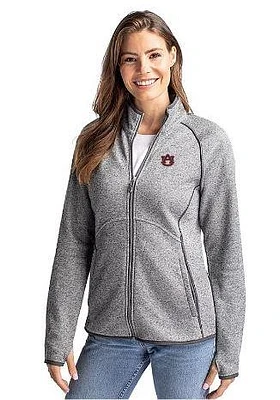 Auburn Cutter & Buck Women's Mainsail Sweater Knit Jacket