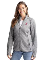 Bama | Alabama Cutter & Amp ; Buck Women's Mainsail Sweater Knit Jacket Alumni Hall