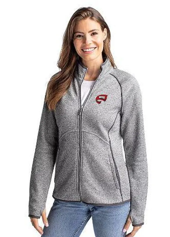 Wku | Western Kentucky Cutter & Amp ; Buck Women's Mainsail Sweater Knit Jacket Alumni Hall