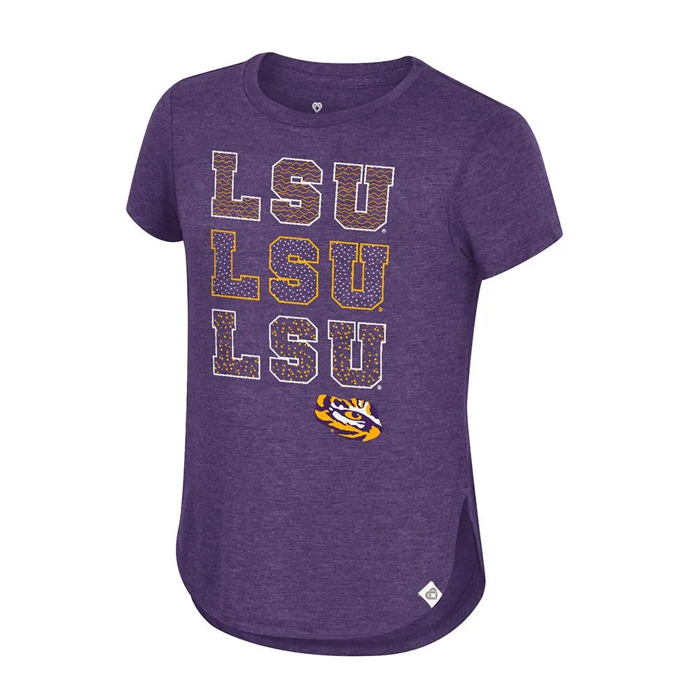 Lsu | Colosseum Youth Hathaway Repeat Team Logo Tee Alumni Hall