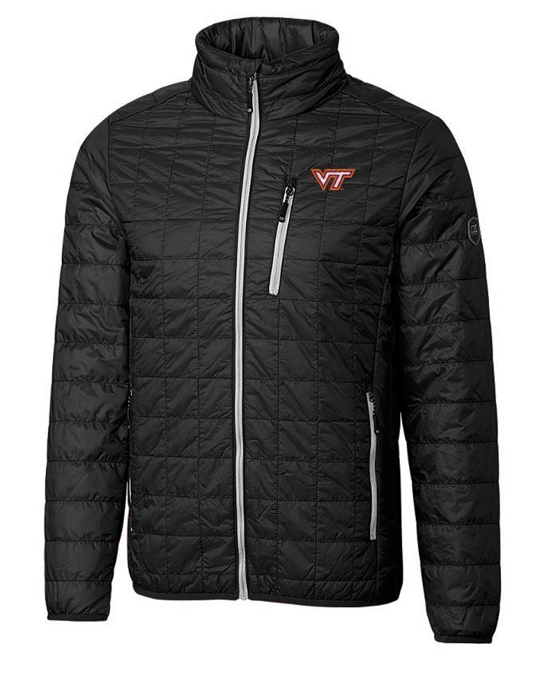 Virginia Tech Cutter & Buck Rainier Eco Insulated Puffer Jacket