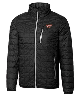 Virginia Tech Cutter & Buck Rainier Eco Insulated Puffer Jacket