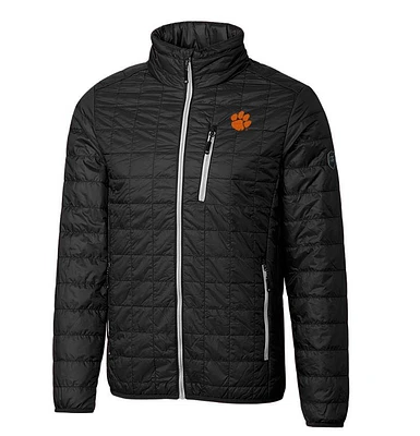 Clemson Cutter & Buck Rainier Eco Insulated Puffer Jacket