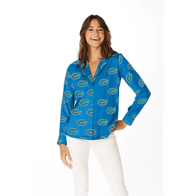 Florida Stewart Simmons Button Up Long Sleeve Blouse