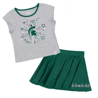 Spartans | Michigan State Colosseum Toddler Minds For Molding Top And Skort Set Alumni Hall