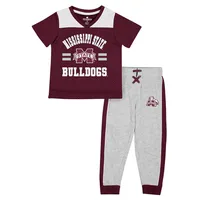 Bulldogs | Mississippi State Colosseum Toddler Ka- Boot- It Jersey And Pants Set Alumni Hall