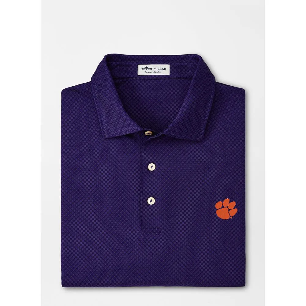 Clemson | Peter Millar Dolly Printed Performance Polo Alumni Hall