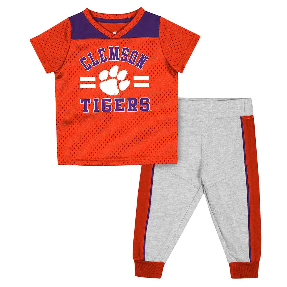 Clemson | Colosseum Infant Ka- Boot- It Jersey And Pants Set Alumni Hall