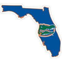  Florida Decal State Outline With Gator Head (6 )